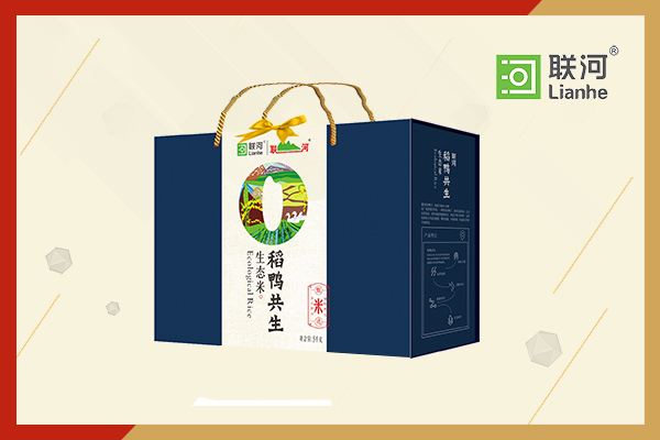 联河稻鸭共生生态米盒装